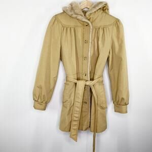 Bonders Exclusive All Season Calendar Cloth Khaki Jacket Women's Size Medium M